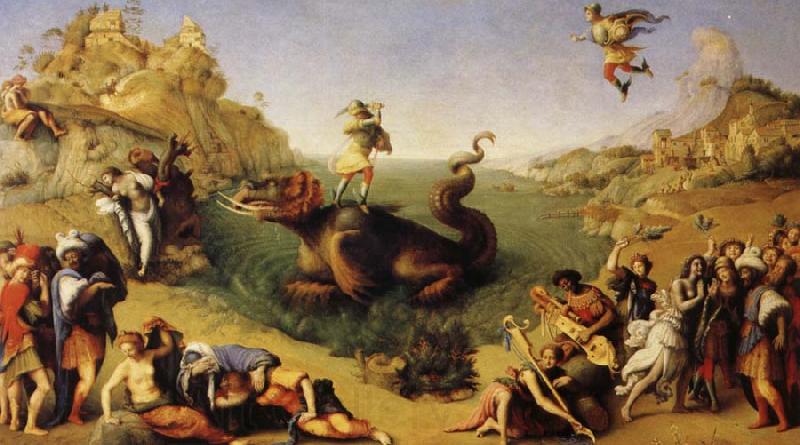 Piero di Cosimo Perseus Liberating Andromeda Norge oil painting art